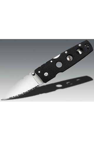 Cold Steel Hold Outııı Serrated Kamp Çakı (Medium) Gümüş - Siyah