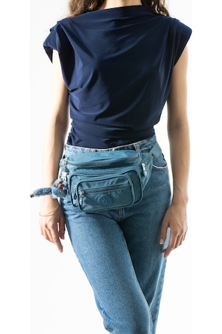 571 Collections Unisex Çok Cepli, Su Geçirmez, Çapraz Askılı Bel Çantası Freebag Mavi Model: 571-7j