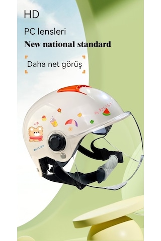 Eternal Luck 3c Sertifikalı Ayarlanabilir Çocuk Kaskı - Bej Kum Beji