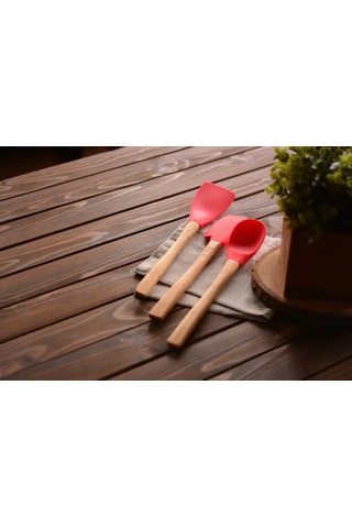 Bambum Bolly - 3'lü Spatula Seti Büyük