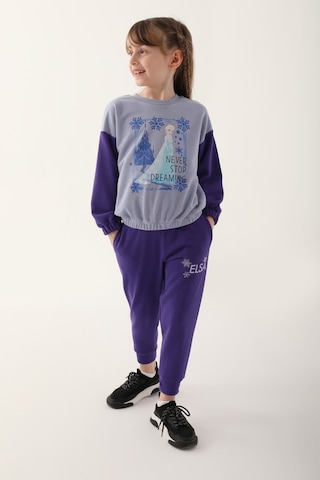 Frozen Açık İndigo Kız Çocuk Eşofman Takımı İndigo