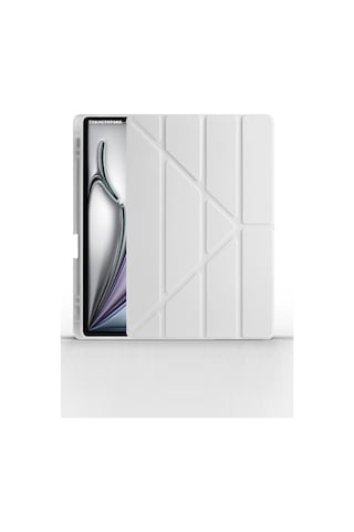 Apple Uyumlu iPad, Air 11 10.9 Inç Air 4 5 6 2020 2022 2024 Kılıf Kalem Bölmeli Stadlı Uyku Modlu Akıllı Case Kılıf