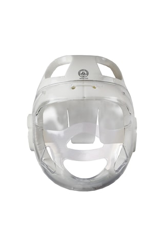 Dragondo K26 Tkf Onaylı Maskeli Karate Kaskı Beyaz