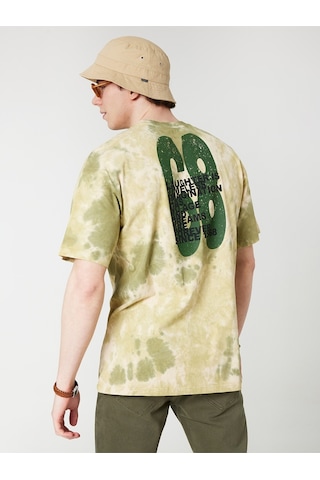 Oversize Fit Erkek Tshirt K.kol Haki