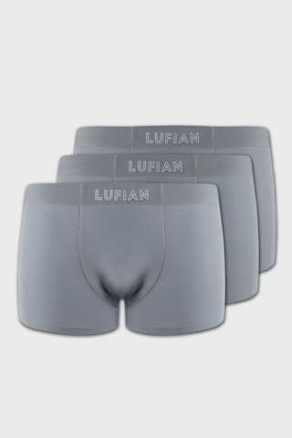 Lufian Mark 3 Adet Erkek Modal Boxer Açık Gri Açık Gri 111080035100180 Açık Gri