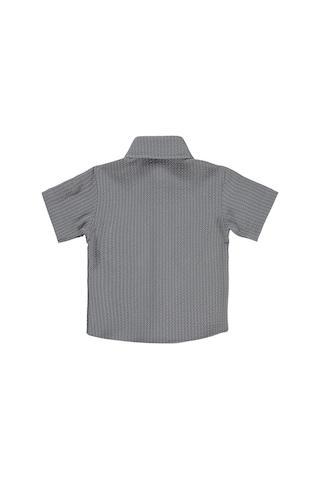 Civil Boys Dokulu 2-5 Yaş Gömlek - Gri