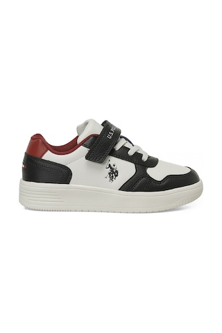 U.s. Polo Assn. Coster Jr 6fx Siyah Erkek Çocuk Sneaker 000000000102155658 Siyah-beyaz-kırmızı