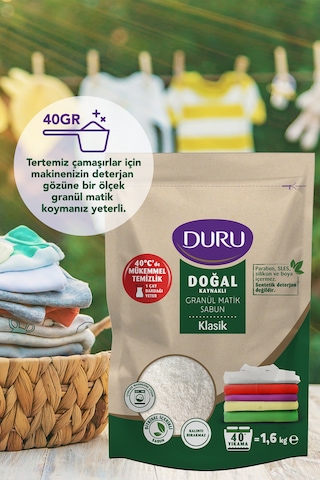 Granül Matik Sabun Klasik 2x1,6kg