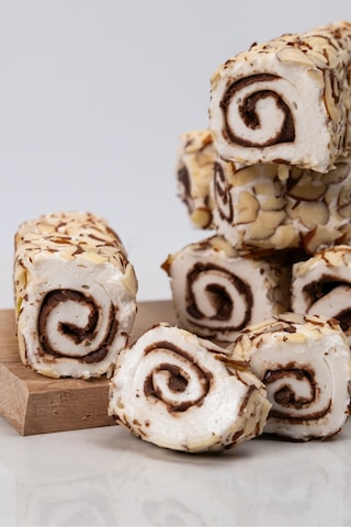 Leblebi Çarşısı File Badem Kaplı Çikolatalı Lokum -250 G
