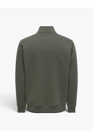 Only & Sons Onsdawson Reg Ls Half Zıp Hıgh Neck Vd Erkek Gri - 22039036