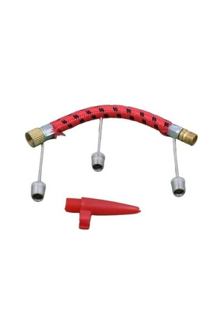 Pompa İğne Başlık Seti Top Bisiklet Lastiği Şişirme İğneleri Siyah