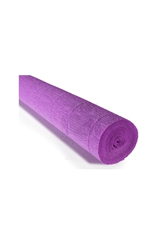 İtalyan Krapon Kağıdı No:590 - Leylak - Lilla 180 Gr. 50x250 Cm