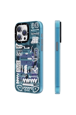 Apple Uyumlu iPhone 15 Pro Kılıf Magsafe Şarj Özellikli Youngkit Dark Matter Serisi Kapak