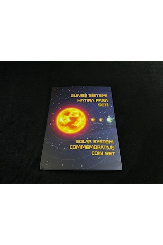 2022 Yılı Özel Basım Darphane Özel Albümünde Güneş Sistemi Hatıra Para Seti