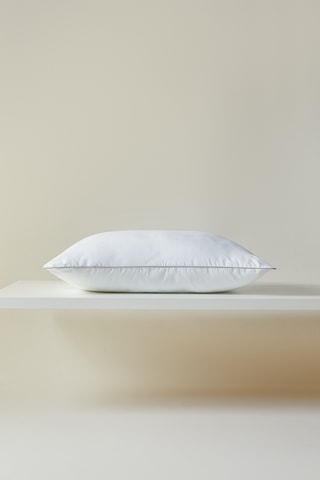 Ocean Home Textile Pamuklu Saten Biyeli Mikrojel Yastık 50 X 70 Cm Beyaz