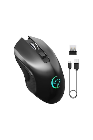 Valkyrie 6 Tuşlu Şarjlı Sessiz 2400Dpı Kablosuz Gaming Mouse