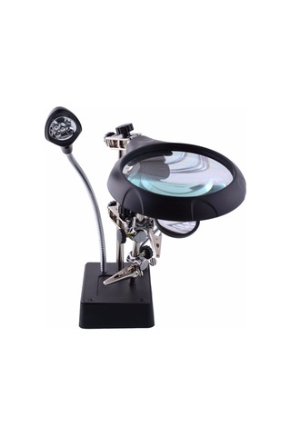 Bushman 5 LED 3 Farklı Mercek Çok Fonksiyonlu Lehim Tamir Standı