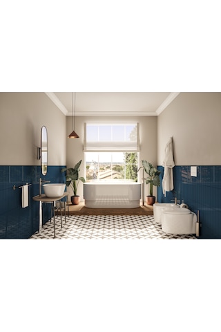 Artema A45161 Yerden Lavabo Sifonu Uzun , Krom
