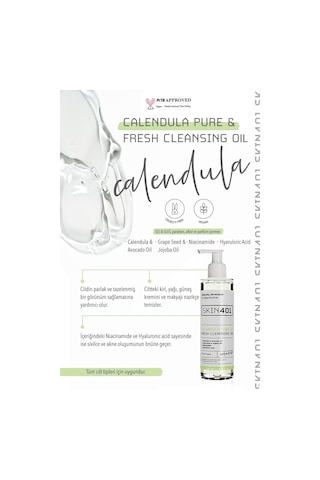 Kalendula Saf & Tazeleyici Cilt Temizleme Yağı 200 Ml