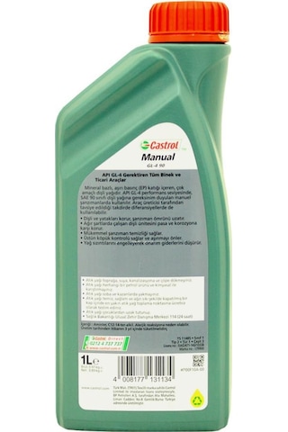 Castrol Manual 90 GL-4 Şanzıman ve Diferansiyel Yağı 1 L