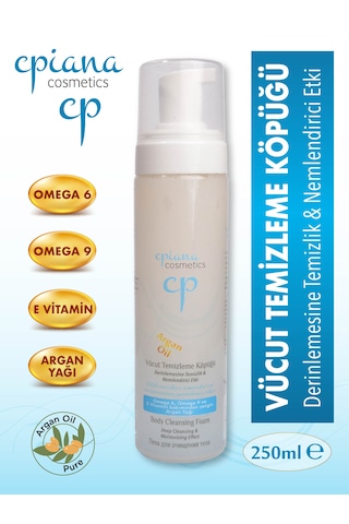 Vücüt Temizleme Köpüğü Argan Yağı 250ml
