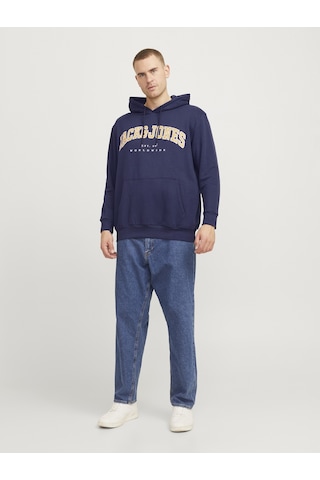 Jack & Jones Jack Jones 3xl 4xl 5xl 6xl Erkek Büyük Beden Sweatshirt 12258867 Lacivert
