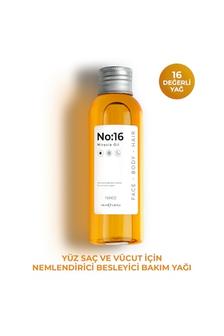 Sinoz No:16 Nemlendirici Besleyici Yenileyici Işıltı Verici Mucizevi Onarıcı Bakım Yağı 100 ML