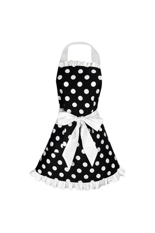 Dinosaurs Ayarlanabilir Önlük Ev Mutfak Yemek Pamuk Önlükleri Bowknot Beyaz Altın