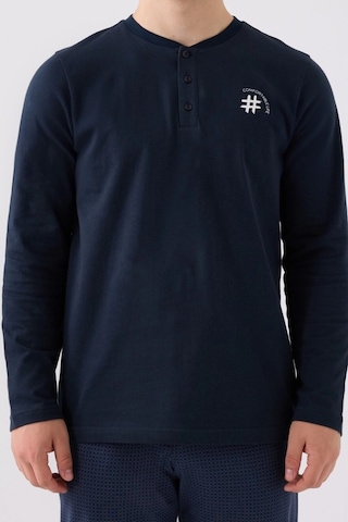 Arnetta 3166 Uzun Kollu Erkek Pijama Takımı Lacivert