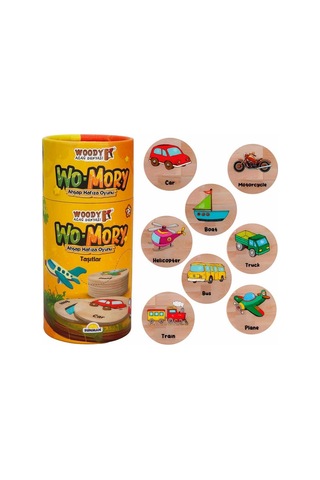 Woody Wo-mory Ahşap Hafıza Oyunu