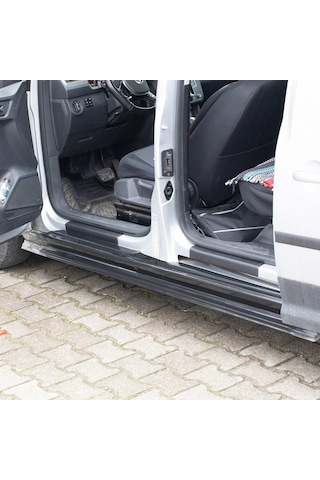 Cappafe Volkswagen Caddy Kapı Eşiği Koruma Abs Mat Siyah 4 Par N11.4712