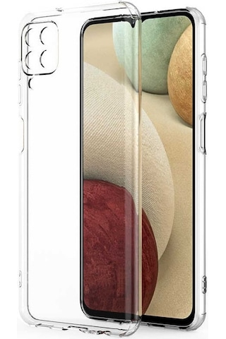 Adige Samsung Galaxy Uyumlu A12 Kılıf Kamera Korumalı Süper Silikon