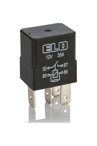 Dirençli Mikro Röle 12V 35A 4 Fişli Su Geçirmez ELO 780135121