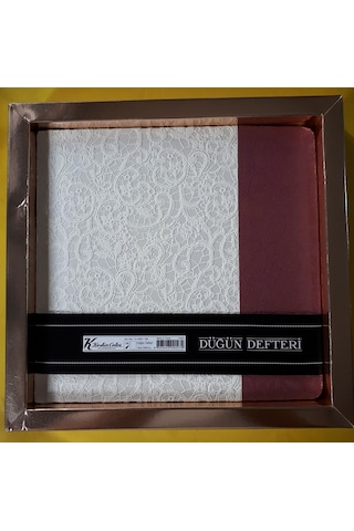 Düğün Defteri 20 Cm X 20 Cm 128 Yaprak 120 Gramaj Kağıt Krem R