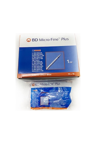 BD Micro-Fine Plus Enjektör 1 ML 30G x 8 MM 100'lü