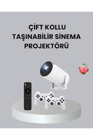 4k Wi-fi 6 Projeksiyon Cihazı - 10.000+ Oyun Desteği, Kablosuz Bağlantı Ve Çoklu Giriş Portları