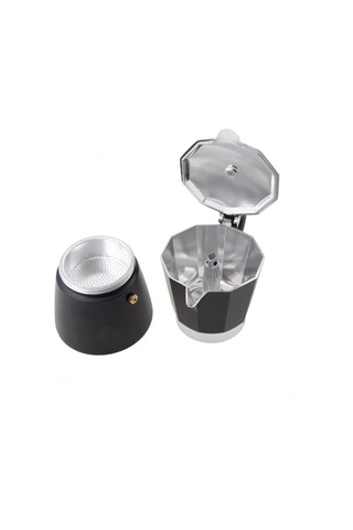 Mokapot 6-cup Coffeehutt Bigg Coffee Italyan Filtre Kahve Makinesi - Alüminyum, Hafif Ve Dayanıklı Pembe