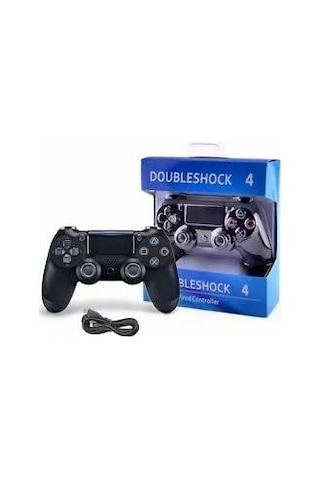 Ps4 Siyah Doubleshock Wireless Gamepad Joystick Kablosuz Ps4 Oyun Kolu-1150