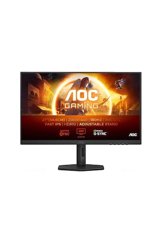 Aoc Q27g4xf 27" 180hz 0.5ms Hdmı Dp Adaptivesync Pivot Hdr10 Qhd Fast Ips Gaming Monitör