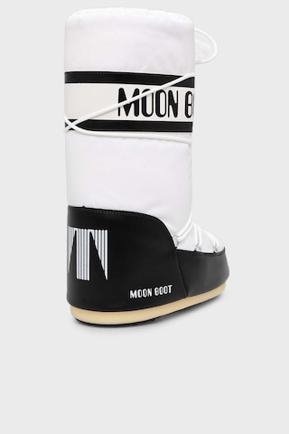 Moon Boot Bayan Kar Botu 80d1400440 Na02 Siyah-beyaz Siyah-beyaz Beyaz - Siyah