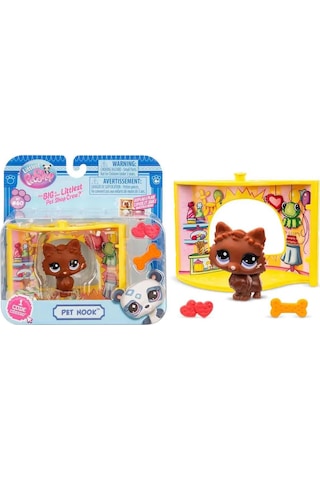 Sunman Littlest Pet Shop Minişler Figür Set Pet Nook G7 60 Kedi Kahverengi 00594 Miniş