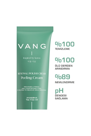 Vang Sivilce Ve Siyah Nokta Karşıtı Arındırıcı Yüz Peelingi Karma, Yağlı Ciltler İçin Peeling Jel 100 Ml