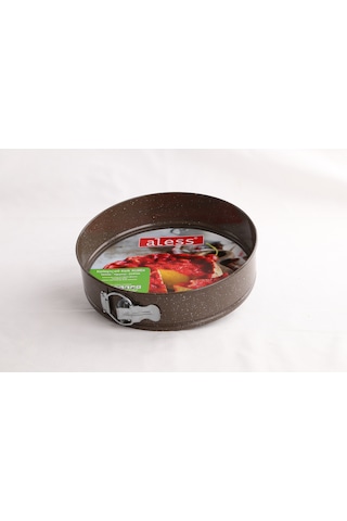 Aless Yanmaz Yapışmaz 26 Cm Kelepçeli Kek Kalıbı Kahverengi