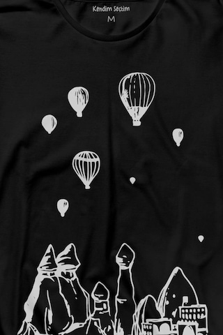 Kapadokya Nevşehir Peri Bacaları Cappadocia Uzun Kollu Tişört Baskılı T-shirt 001
