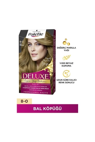 Palette Deluxe 8 - 0 Bal Köpüğü X 2 Adet Saç Boyası