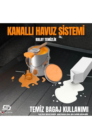 Drstunıng S-dizayn Renault Fluence 3d Pro Bagaj Havuzu 2009 Üzeri A+ Kalite