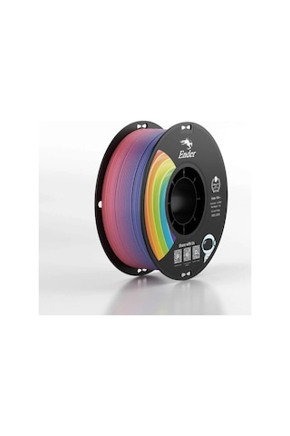 Creality Ender Pla+ Gökkuşağı Rainbow Filament 1,75mm 1kg - Bis