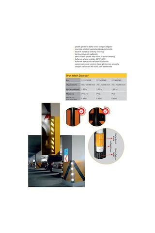 Kolon Köşe Koruyucu Ölçüleri Otopark Bariyeri Garaj Duvar Koruma