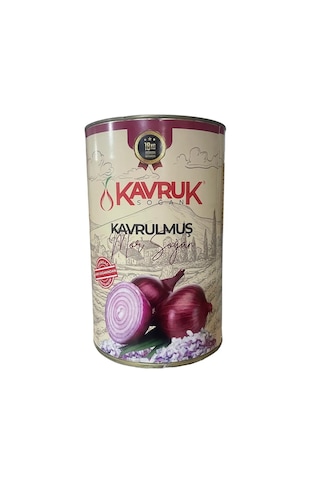 Kavruk Kavrulmuş Mor Soğan Konserve 4 KG