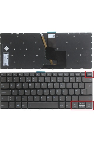Lenovo İdeapad 320-14ıkb Notebook Klavyesi, Laptop Tuş Takımı Siyah Tr Işıklı / Kl0223ld